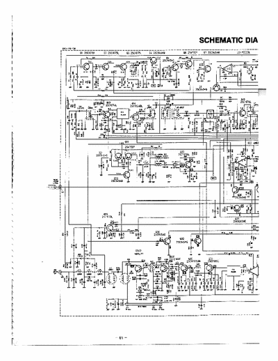 Realistic HTX-100 Schematic Diagram/ Diagrama Electrico. Radioshack or Realistic.